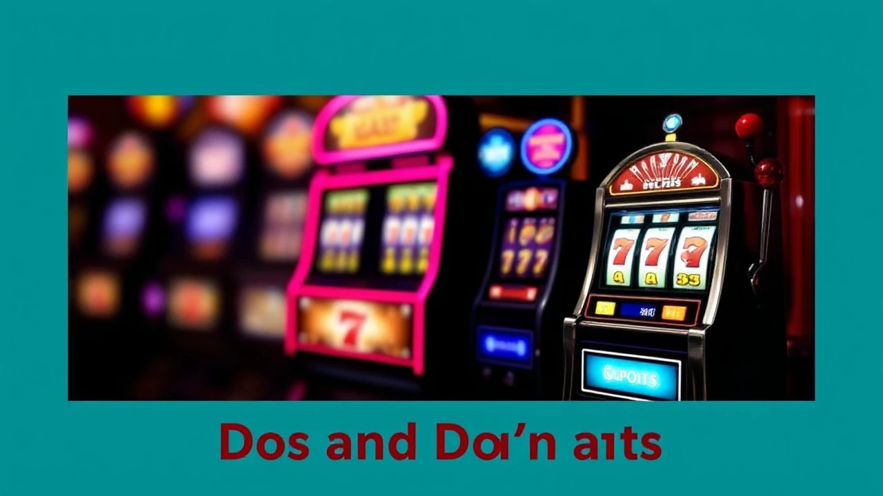 Your Go-To Manual for Engaging in Slot Machines: Dos and Don'ts Revealed